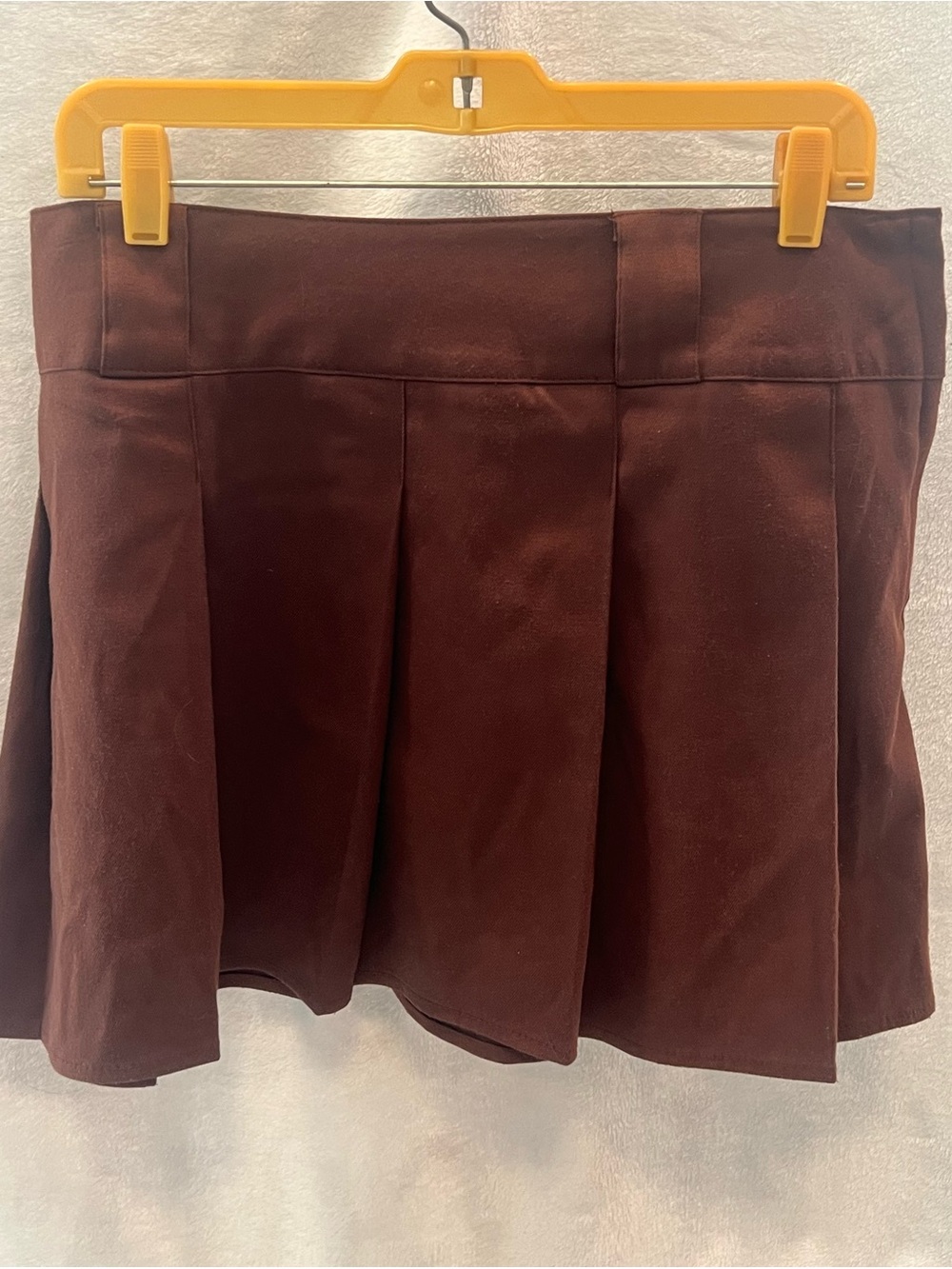 Wild Fable Chocolate Brown Pleated Skater Skirt
